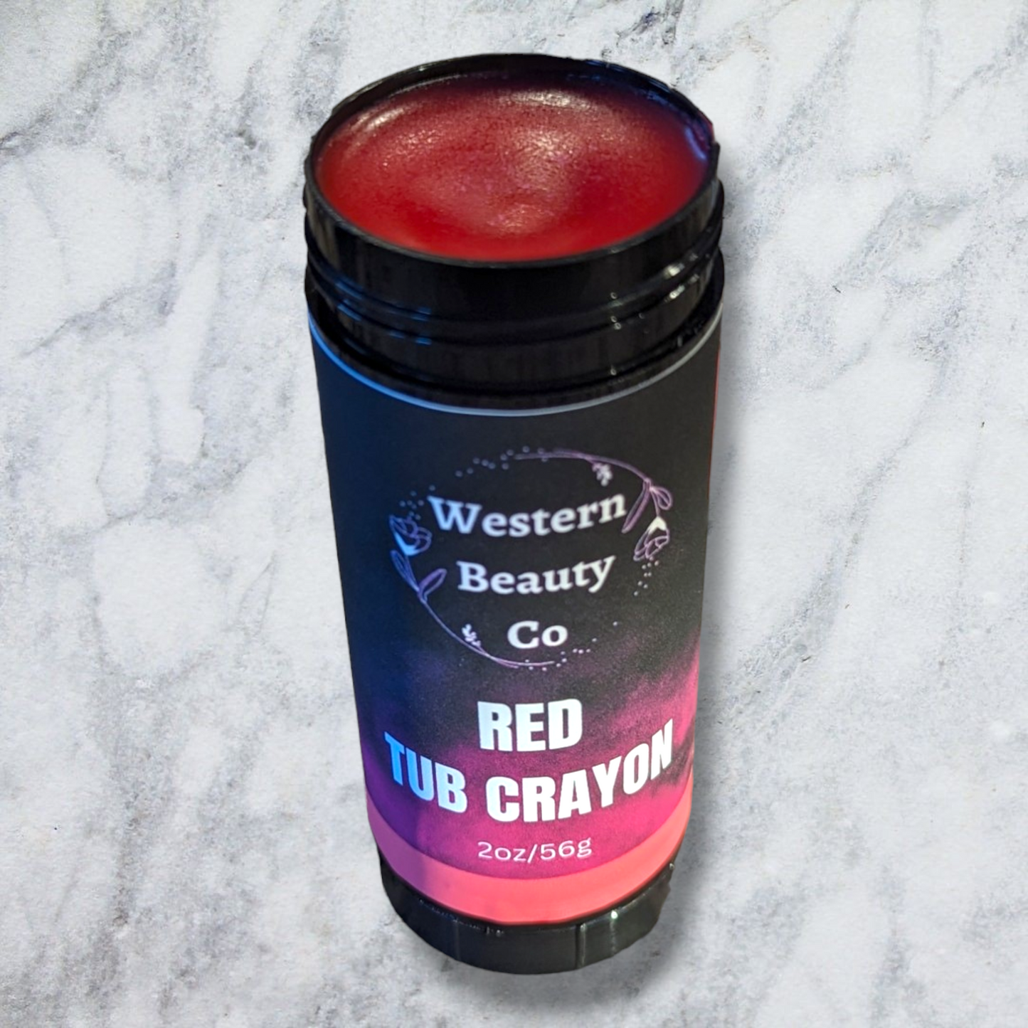 Red Tub Crayons