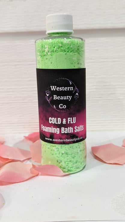 Cold & Flu Foaming Bath Salts